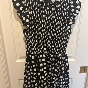 Women’s Black and White mini dress NWT